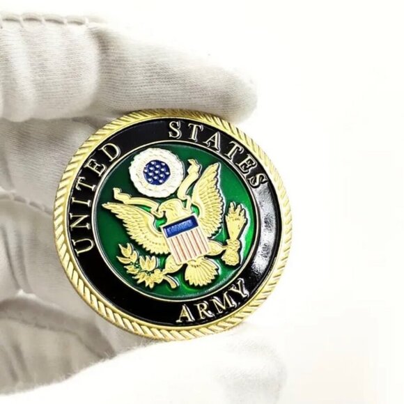 Army Eagle Challenge Coin - Picture 3 of 4